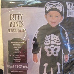Bitty Bones infant Halloween Costume 12-24 months